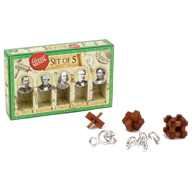 Set 5 juegos habilidad Men The Great Minds