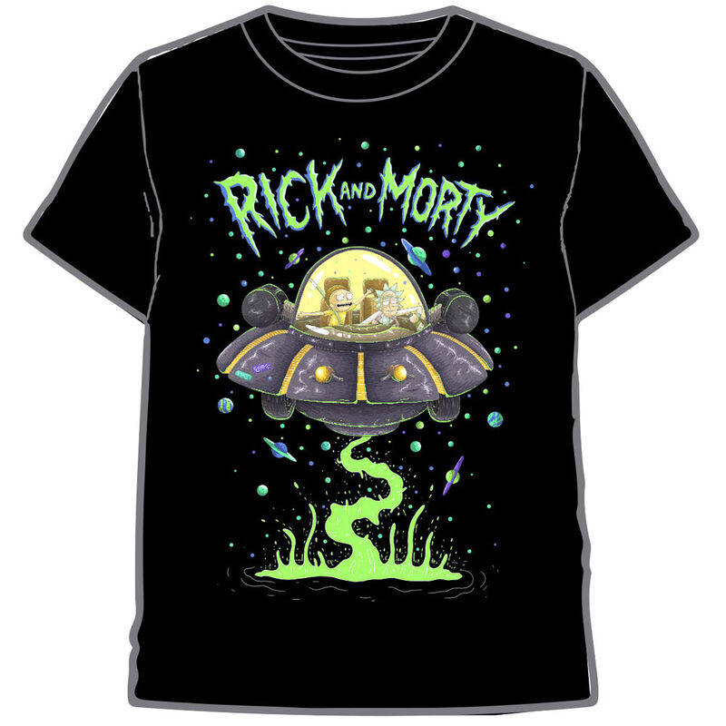 Camiseta Nave Rick and Morty adulto