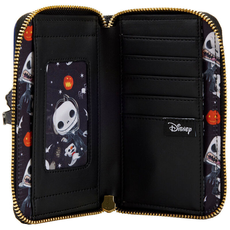 Cartera Jack Skellington Pesadilla Antes de Navidad Disney Loungefly - Imagen 6