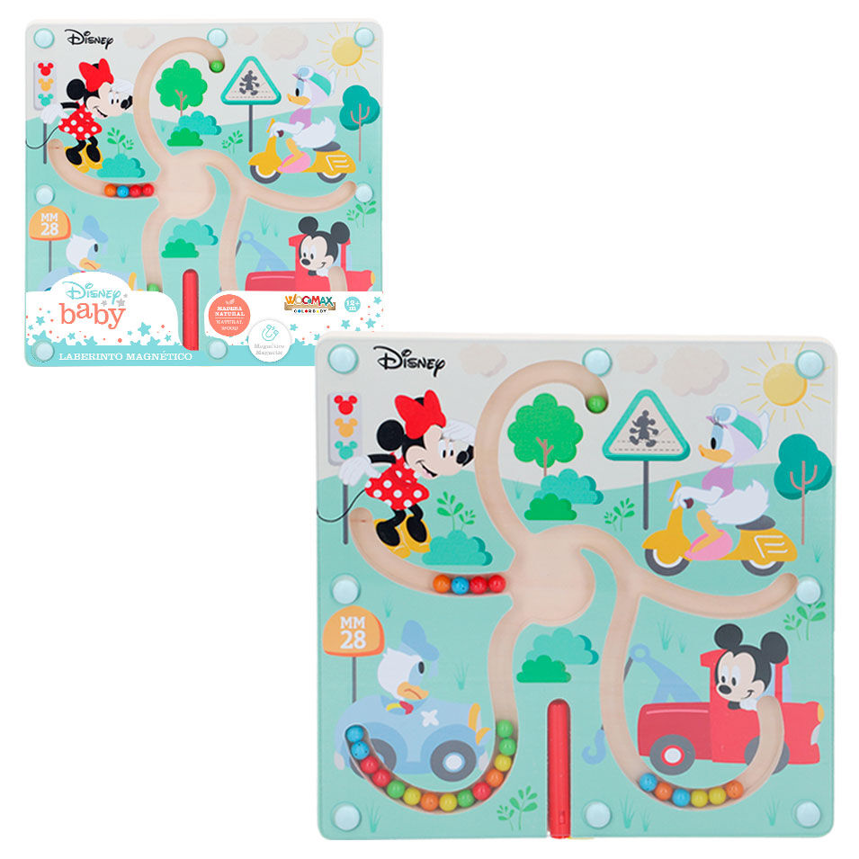 Laberinto magnetico Baby Disney madera