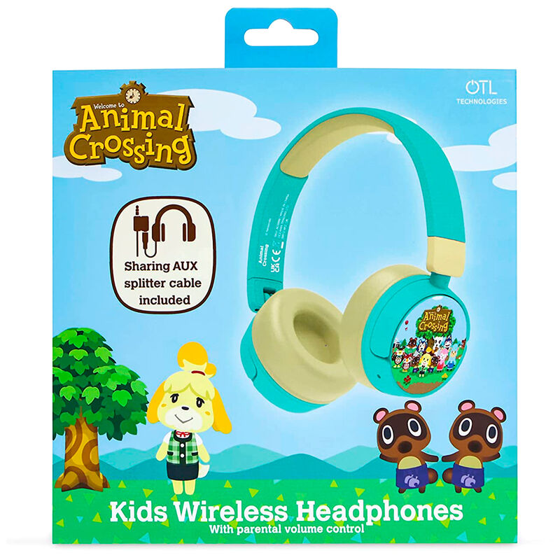 Auriculares inalambricos infantiles Animal Crossing - Imagen 4