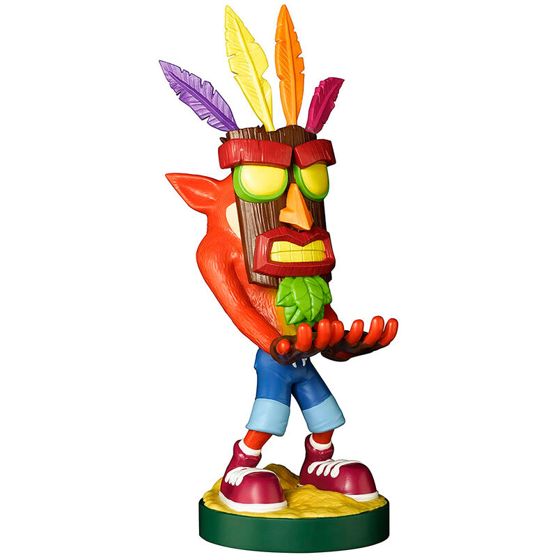 Cable Guy soporte sujecion figura Aku Aku Crash Bandicoot 20cm - Imagen 3