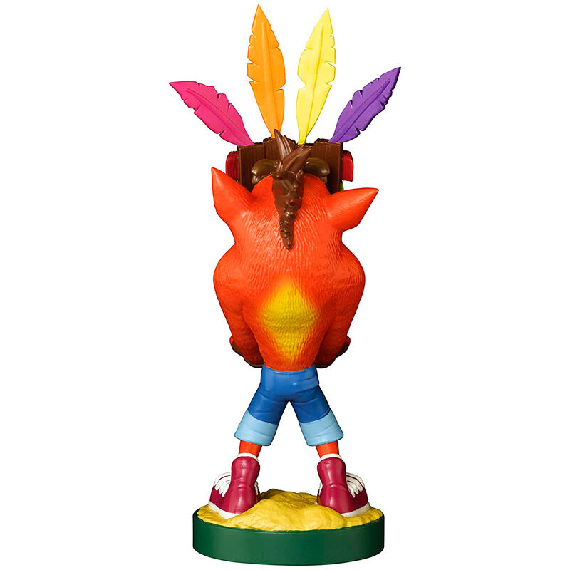 Cable Guy soporte sujecion figura Aku Aku Crash Bandicoot 20cm - Imagen 4