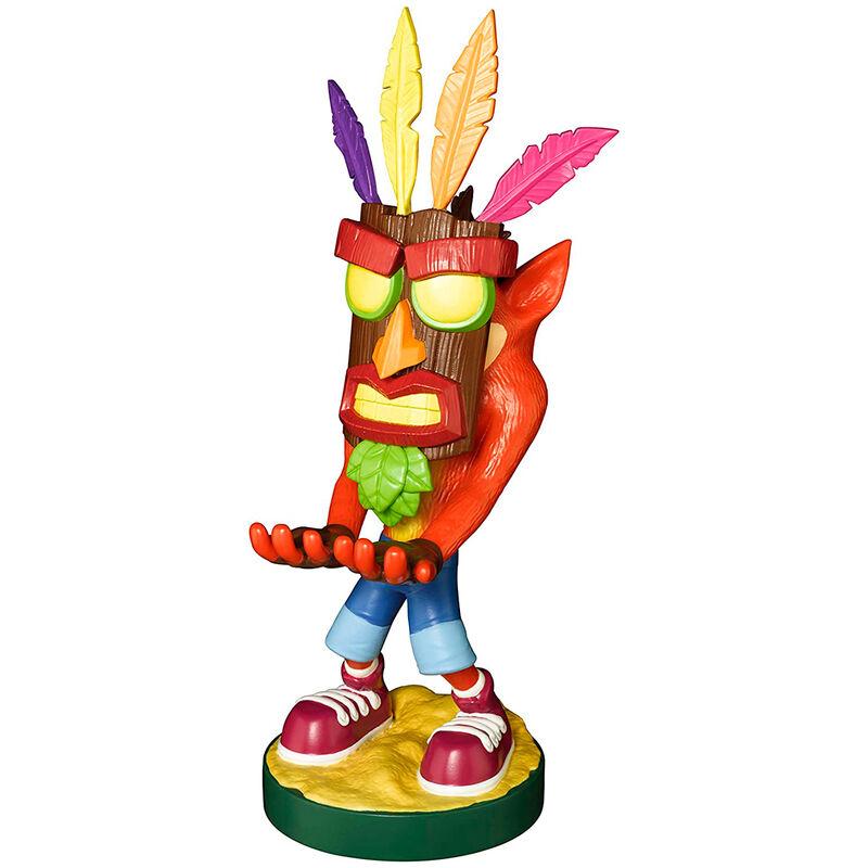 Cable Guy soporte sujecion figura Aku Aku Crash Bandicoot 20cm - Imagen 5