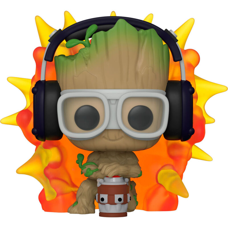 Figura POP Marvel I am Groot – Groot with Detonator