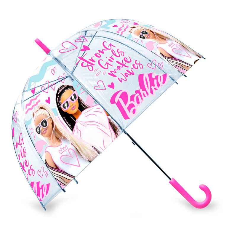 Paraguas manual Barbie 46cm