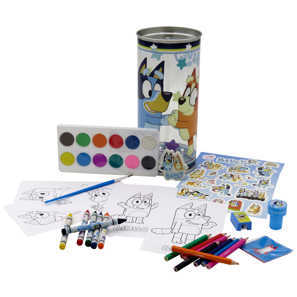 Set actividades hucha Bluey 38pzs