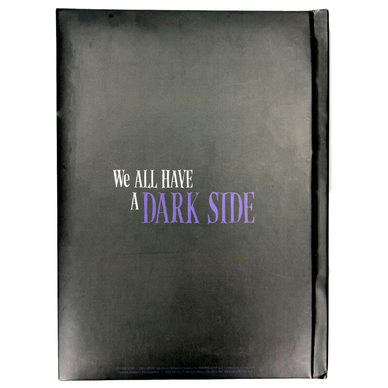 Cuaderno A5 Dark Side Miercoles luz