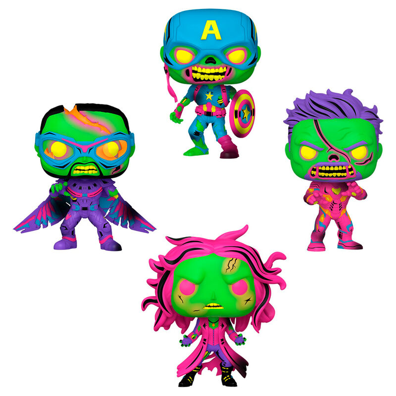 Blister 4 figuras POP Marvel What If…? Exclusive