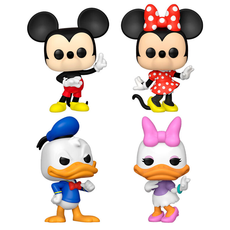 Blister 4 figuras POP Disney Classic Exclusive