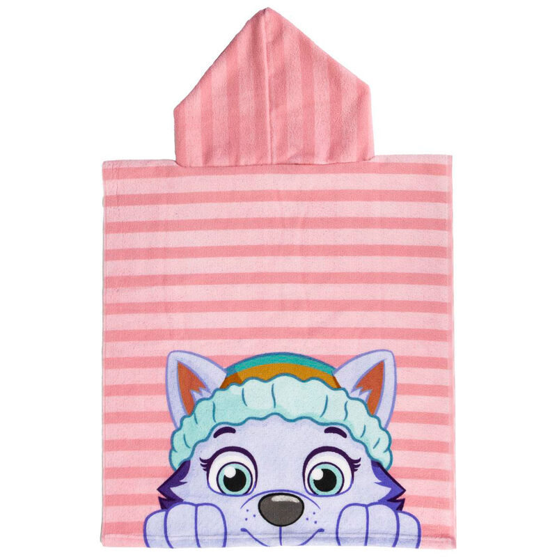 Poncho toalla Patrulla Canina Paw Patrol microfibra
