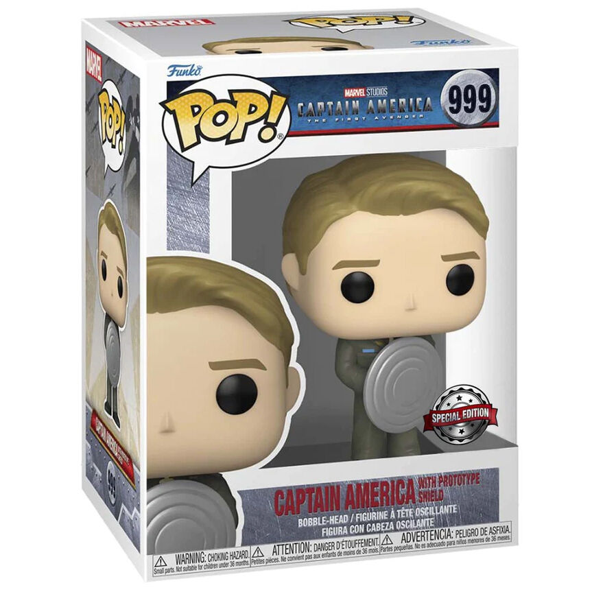 Figura POP Marvel Captain America – Captain America Exclusive