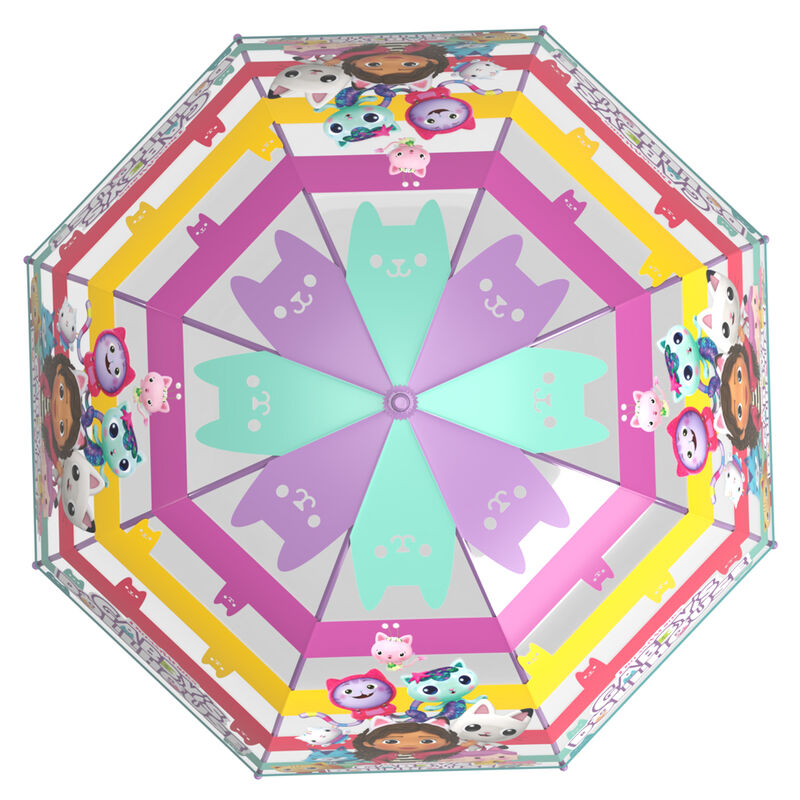 Paraguas manual burbuja La Casa de Muñecas de Gabby 48cm