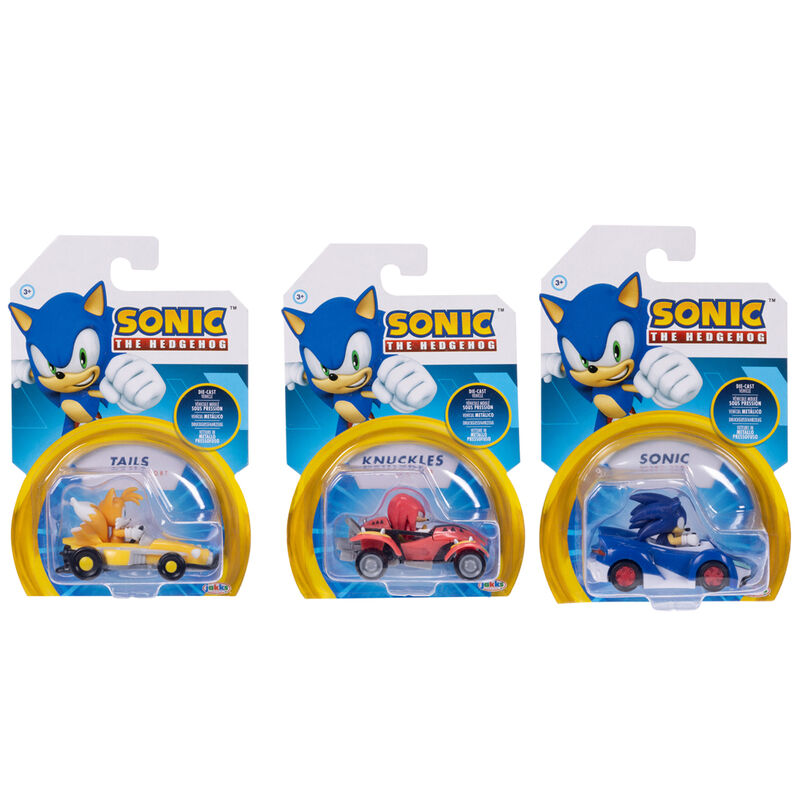 Figura vehiculo Sonic the Hedgehog surtido