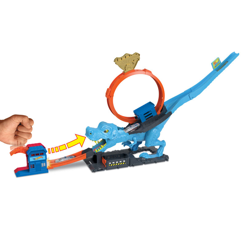 Pista Mordida de T-Rex Hot Wheels - Imagen 5