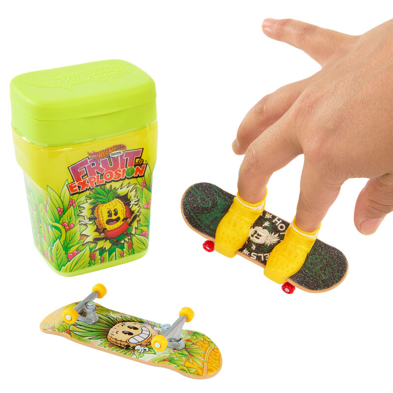 Caja chicles + 2 monopatines Skate Hot Wheels - Imagen 3