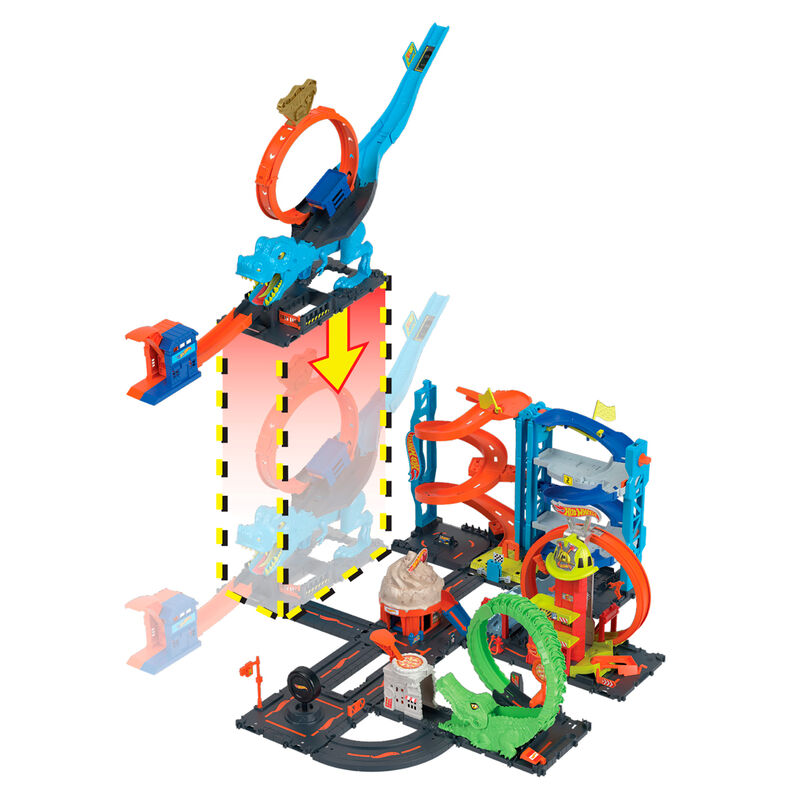 Pista Mordida de T-Rex Hot Wheels - Imagen 9