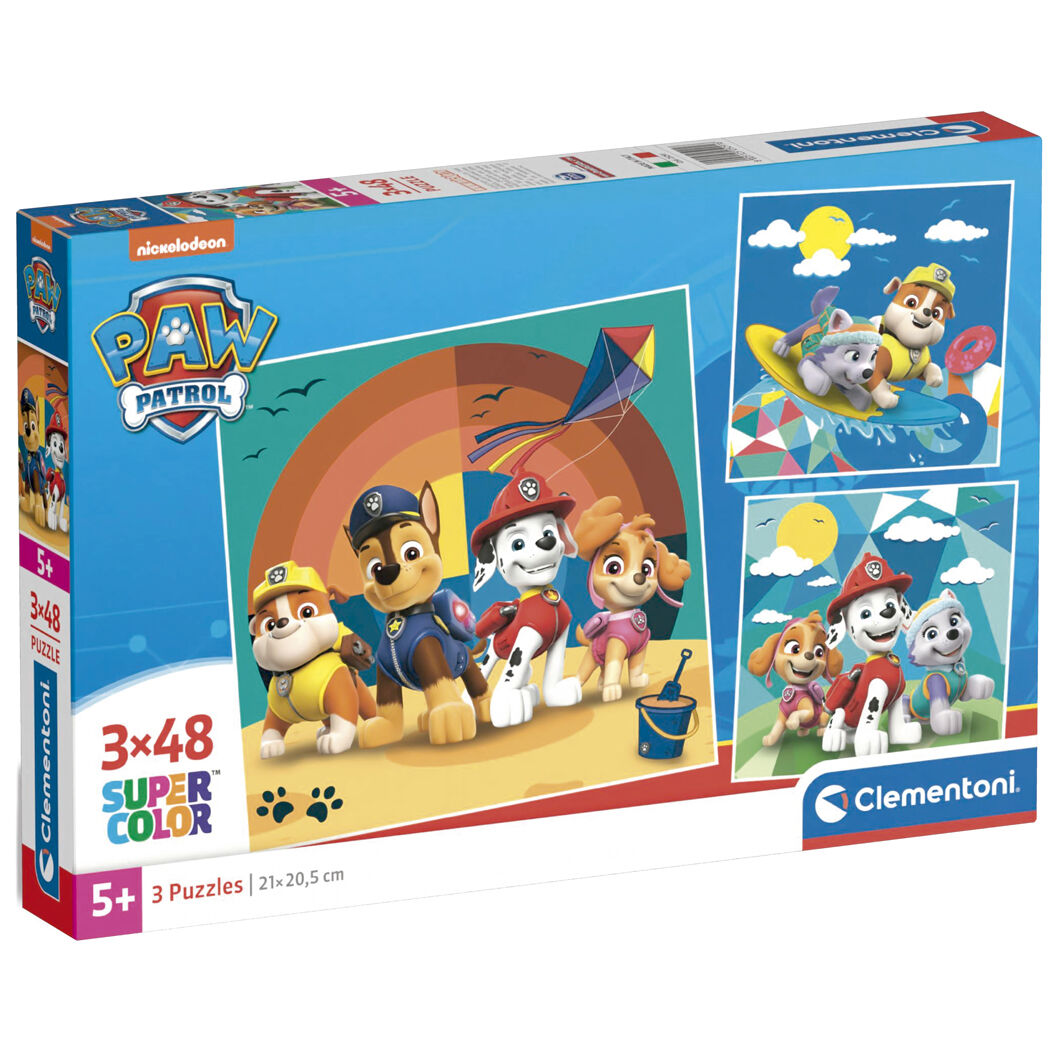 Puzzle Patrulla Canina Paw Patrol 3x48pzs