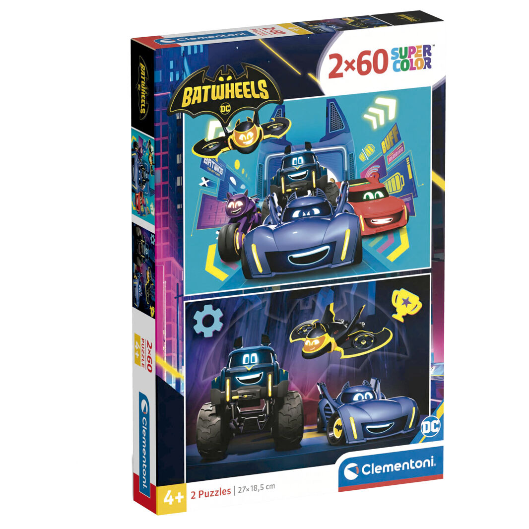 Puzzle Batwheels DC Comics 2x60pzs