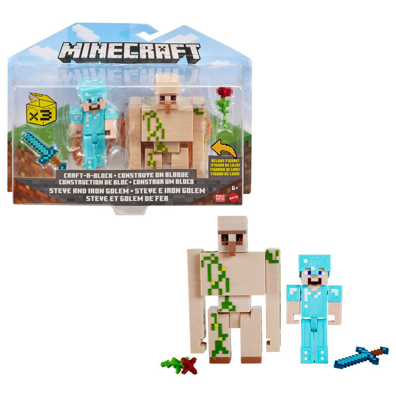 Blister 2 figuras Minecraft 8cm surtido - Imagen 6