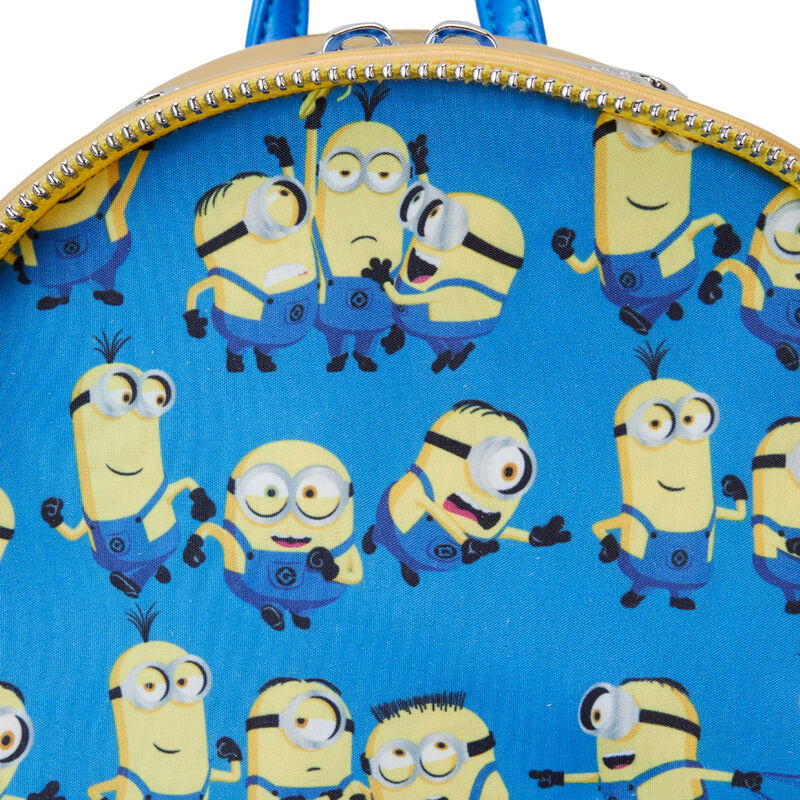 Mochila Bob Minions Gru Mi Villano Favorito Loungefly 26cm - Imagen 5