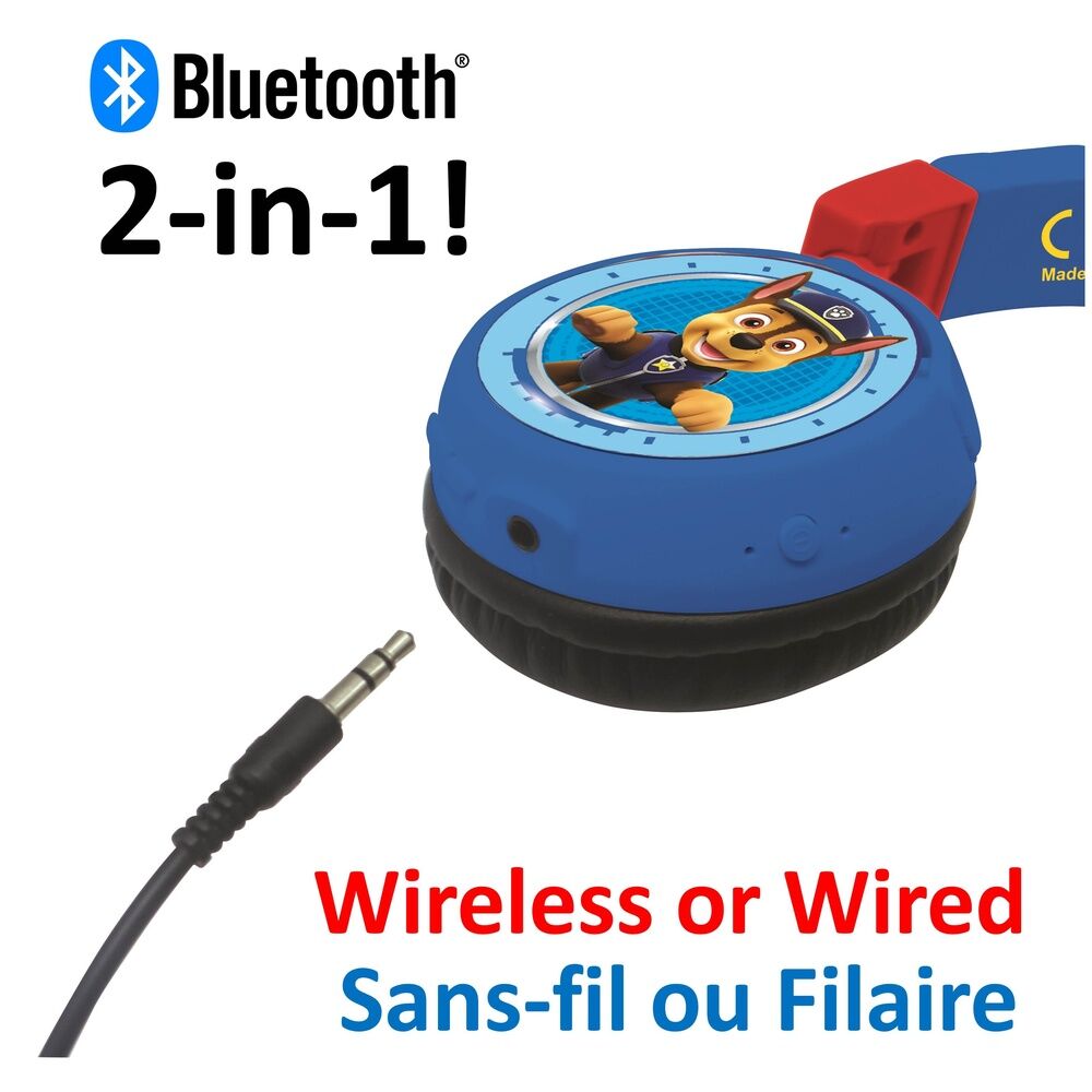 Auriculares inalambricos para niños Patrulla Canina Paw Patrol - Imagen 4