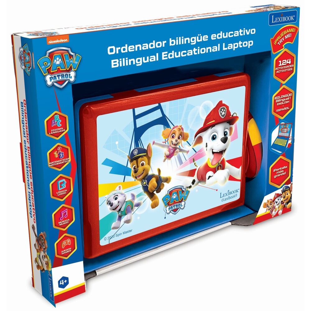 Ordenador portatil educativo Patrulla Canina Paw Patrol