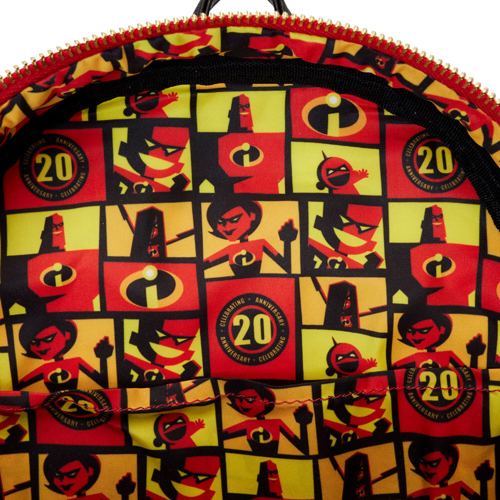 Mochila 20th Anniversary Los Increibles Disney Pixar Loungefly 30cm - Imagen 5