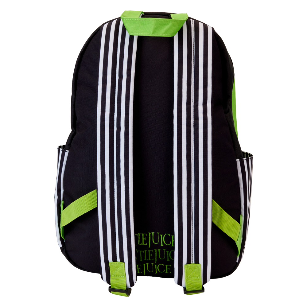 Mochila nylon Beetlejuice Loungefly 43cm - Imagen 3