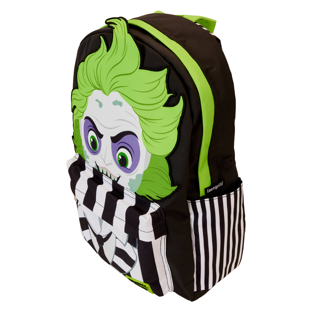 Mochila nylon Beetlejuice Loungefly 43cm - Imagen 4