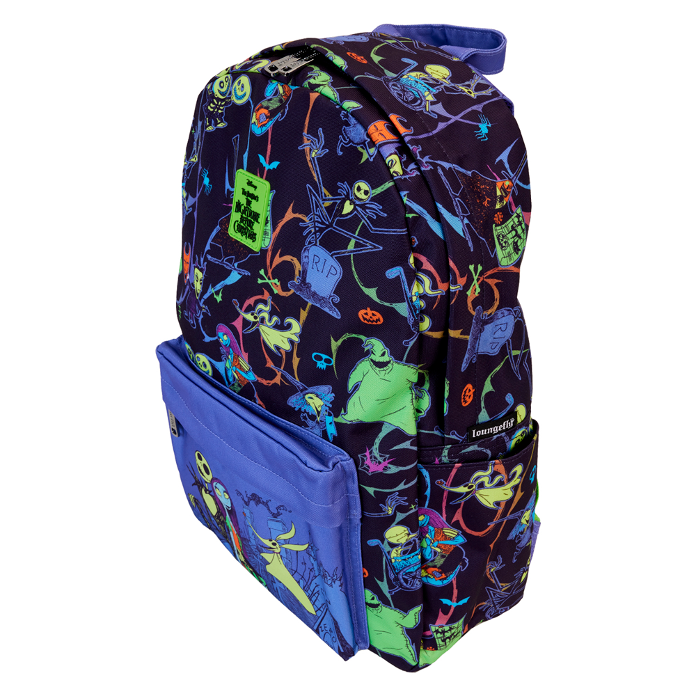 Mochila nylon Pesadilla Antes de Navidad Disney Loungefly 43cm - Imagen 3