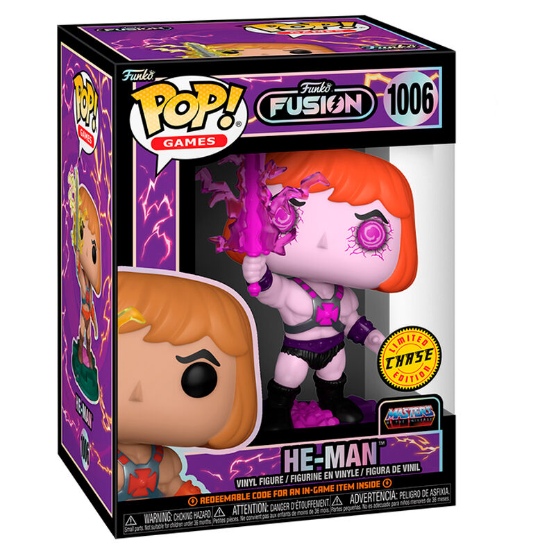 Figura POP Funko Fusion Masters of the Universe He-Man Chase
