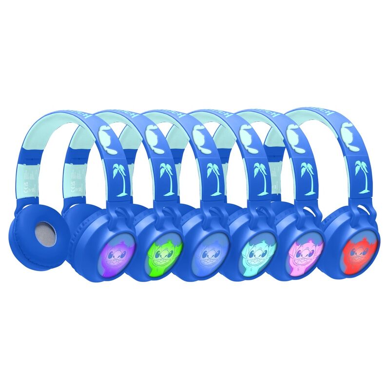 Auriculares inalambricos luminosos Bluetooth Stitch Disney - Imagen 3