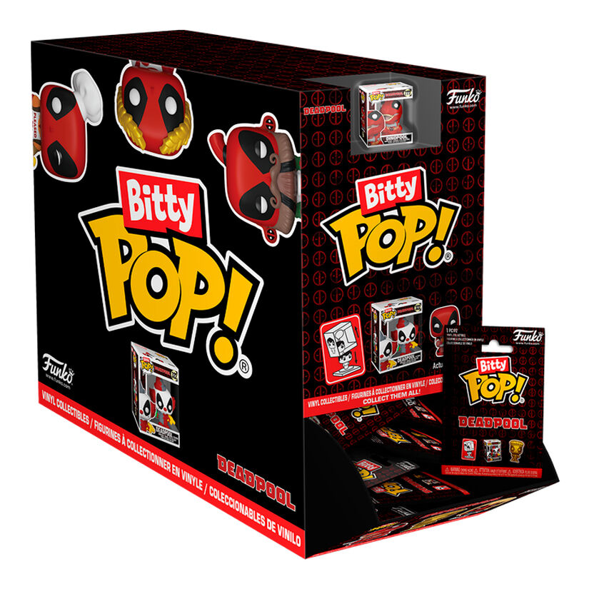 Figura Mystery Bitty POP Marvel Deadpool surtido