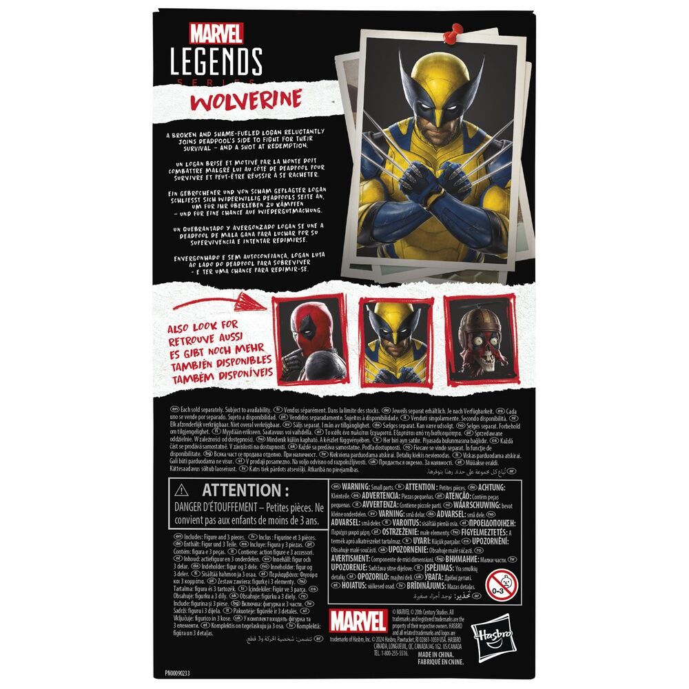 Figura Wolverine - Deadpool & Wolverine Marvel Legends Series 15cm - Imagen 6