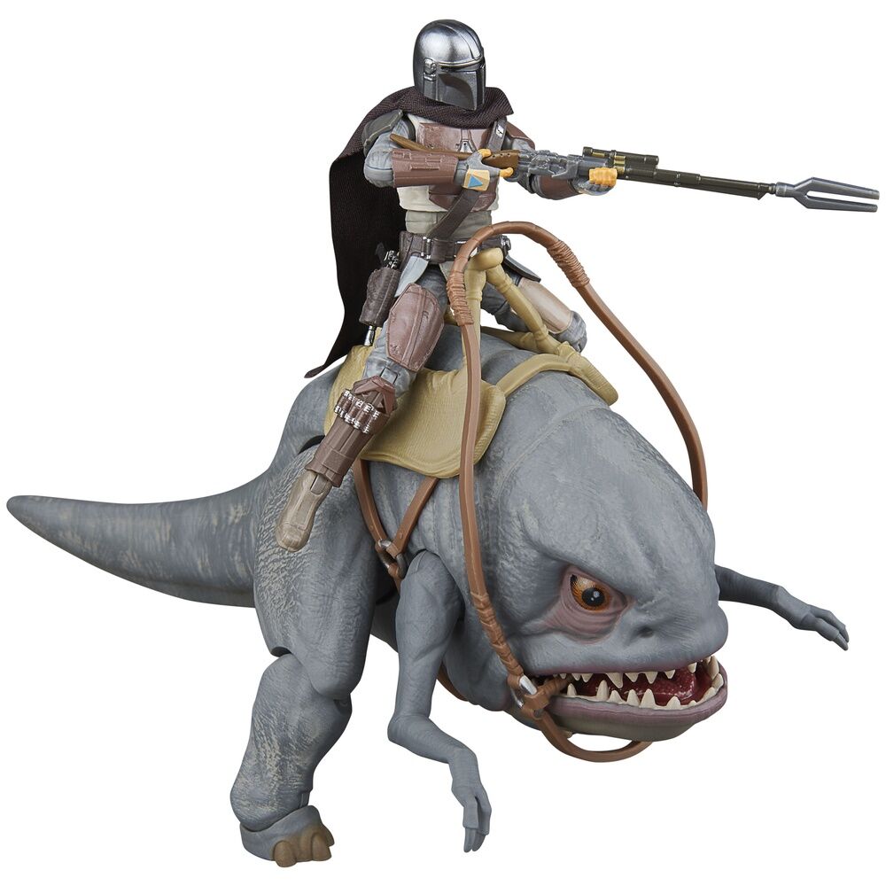 Set 2 figuras Blurrg & Mandalorian - The Mandalorian Star Wars 9,5cm - Imagen 5