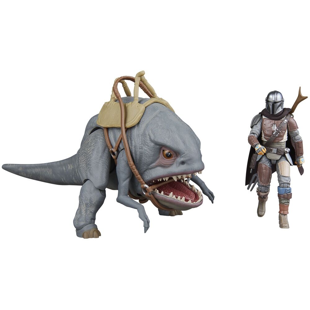 Set 2 figuras Blurrg & Mandalorian - The Mandalorian Star Wars 9,5cm - Imagen 11