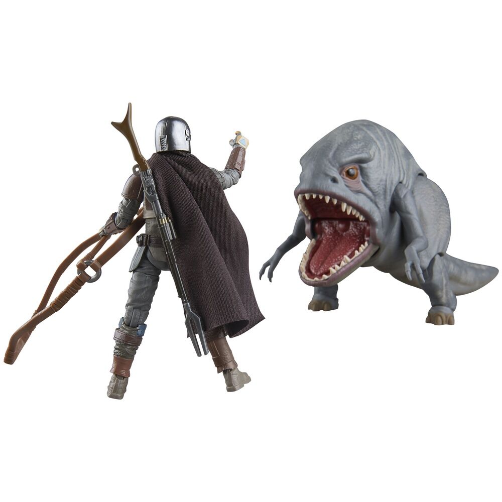 Set 2 figuras Blurrg & Mandalorian - The Mandalorian Star Wars 9,5cm - Imagen 12
