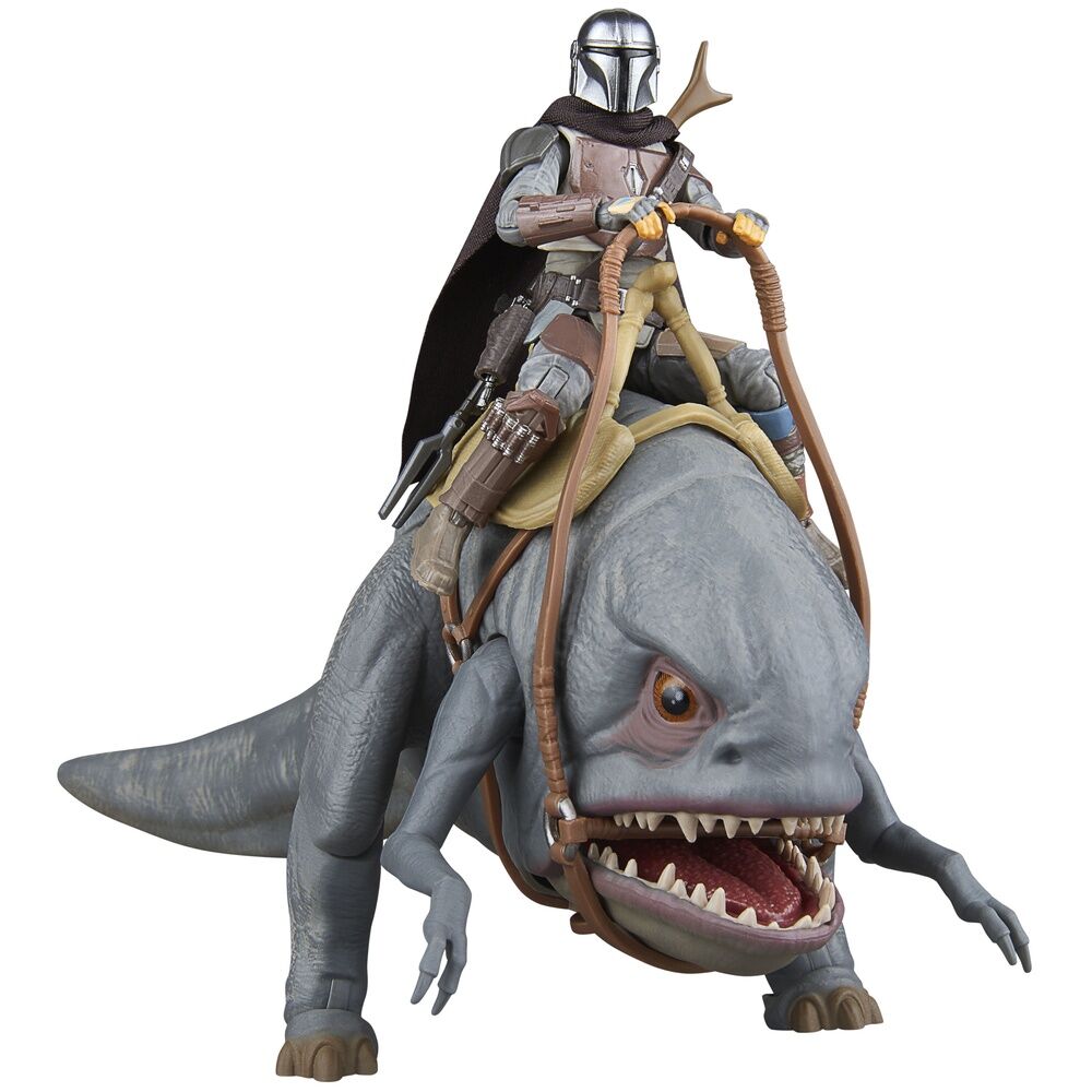 Set 2 figuras Blurrg & Mandalorian - The Mandalorian Star Wars 9,5cm - Imagen 13