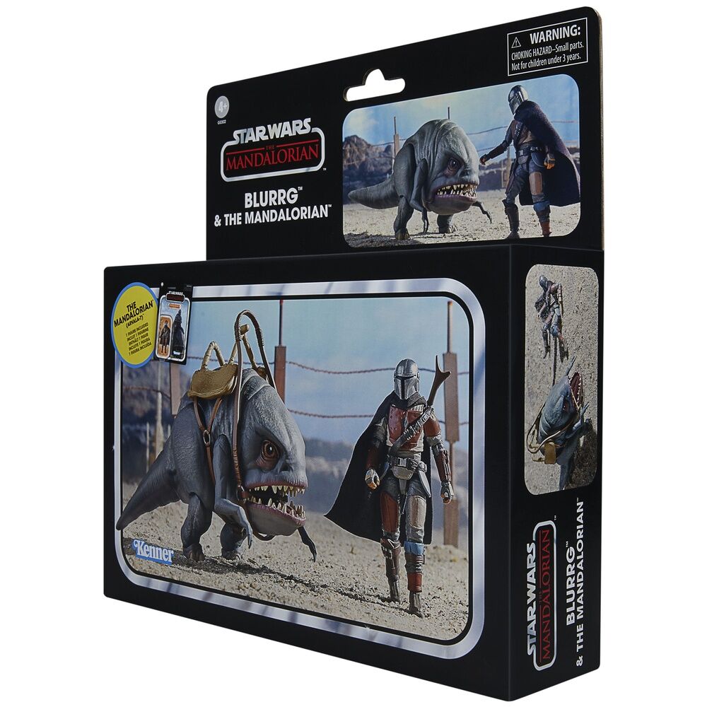 Set 2 figuras Blurrg & Mandalorian - The Mandalorian Star Wars 9,5cm - Imagen 15