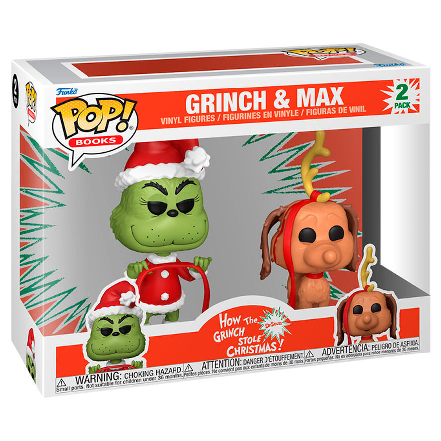 Blister 2 figuras POP The Grinch – Grinch & Max