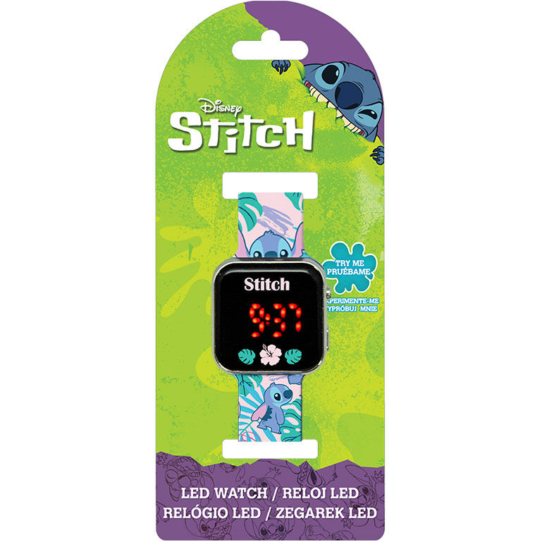 Reloj led Stitch Disney