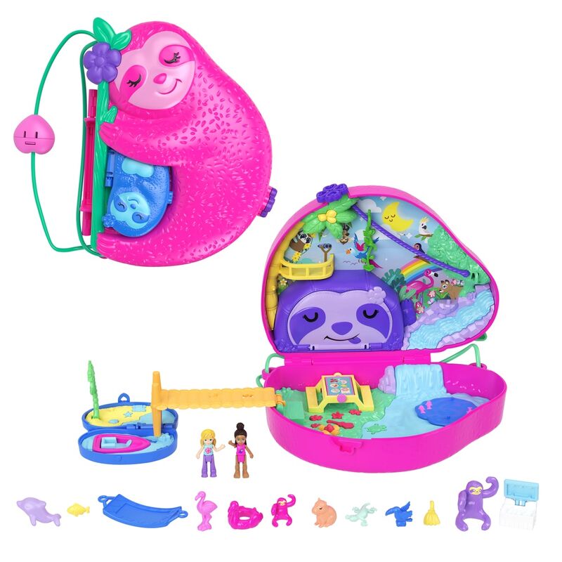Cofre Familia de Perezosos 2 en 1 Polly Pocket - Imagen 4