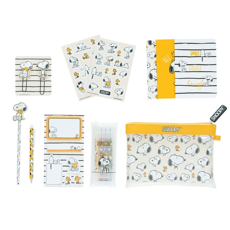 Set papeleria Snoopy