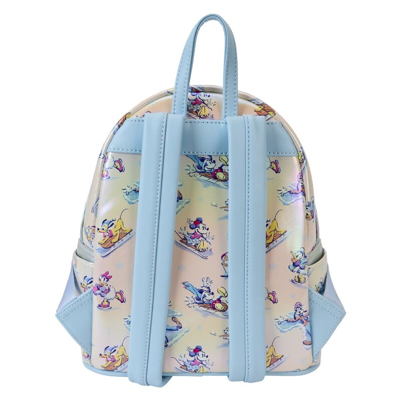 Set Mochila + Diadema orejas Winter Wonderland Mickey and Friends Disney Loungefly 26cm - Imagen 5