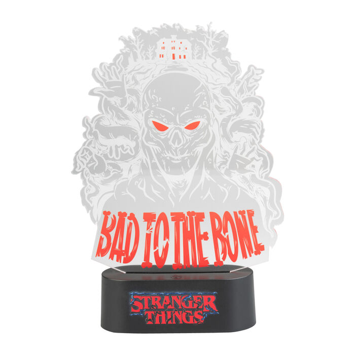 Lampara Led Bad To the Bone Stranger Things