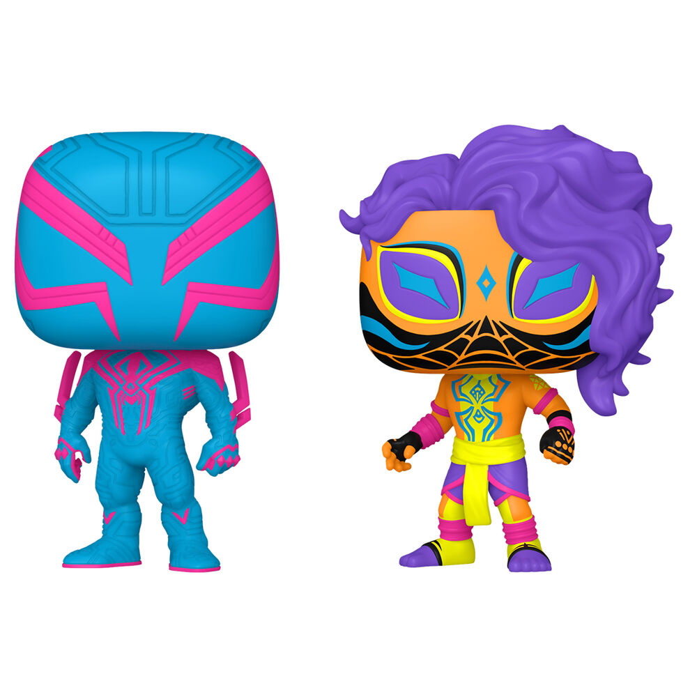 Blister 2 figuras POP Spider-Man – Spider-Man 2099 & Spider-Man India Exclusive