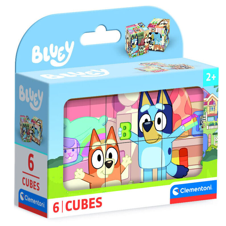 Puzzle cubo Bluey 6pzs