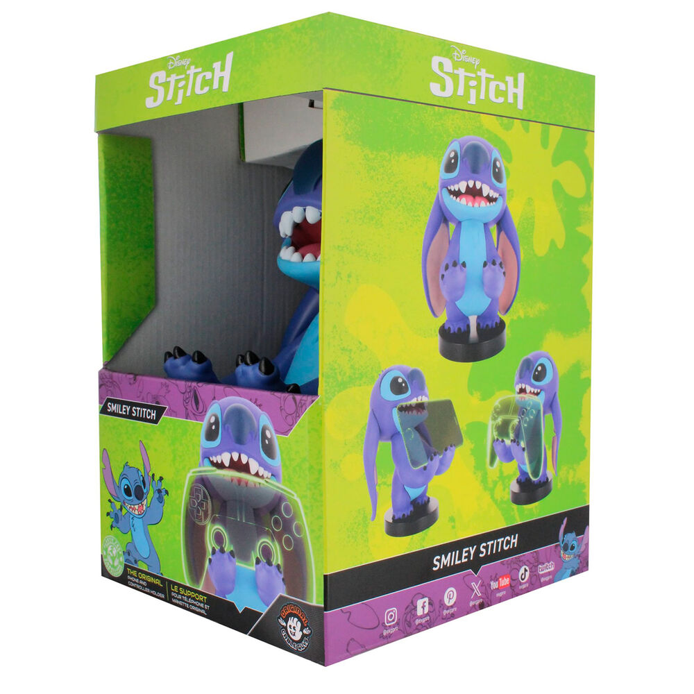 Cable Guy soporte sujecion Smiley Stitch Disney 20cm - Imagen 12