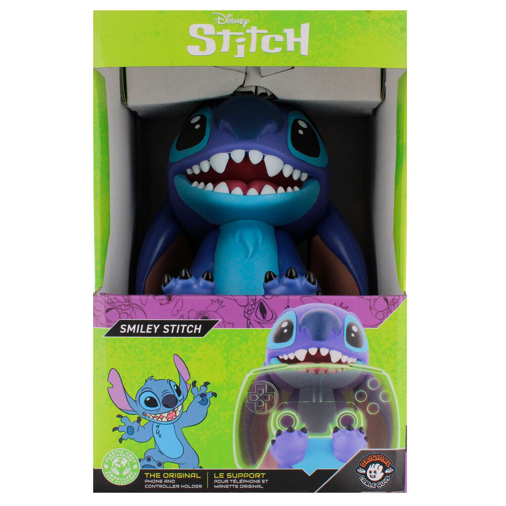 Cable Guy soporte sujecion Smiley Stitch Disney 20cm - Imagen 13